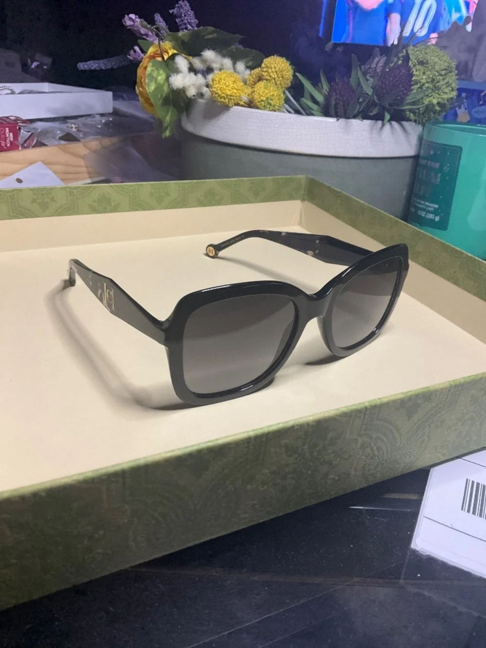 Carolina Herrera Women's HER0373/S 56mm Square Sunglasses